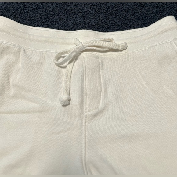 Aerie White Drawstring High Waist Shorts - Picture 2 of 4